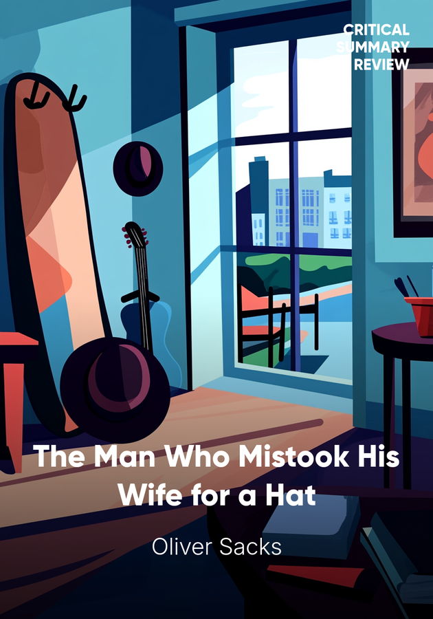 Book cover of The Man Who Mistook His Wife for a Hat by Oliver Sacks — critical summary review on 12min