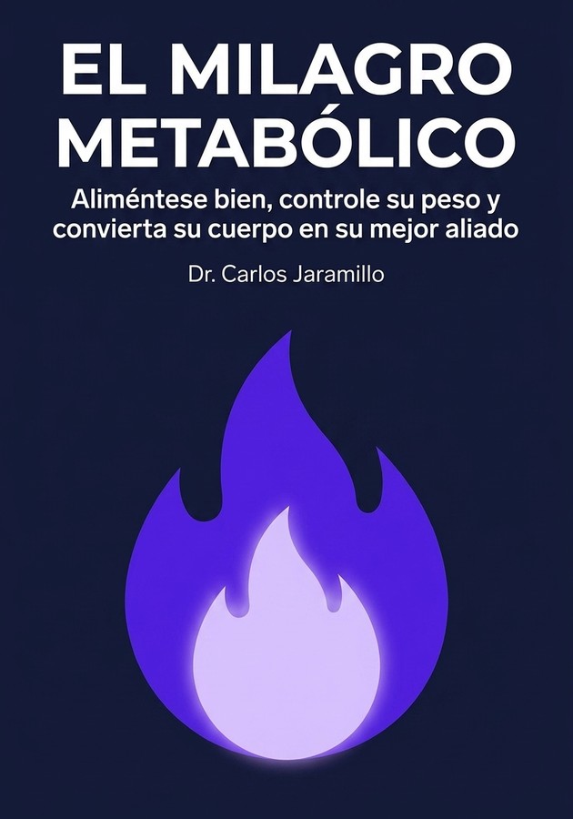 Portada del libro El Milagro Metabólico, de Dr. Carlos Jaramillo — resumen crítico y reseña en 12min