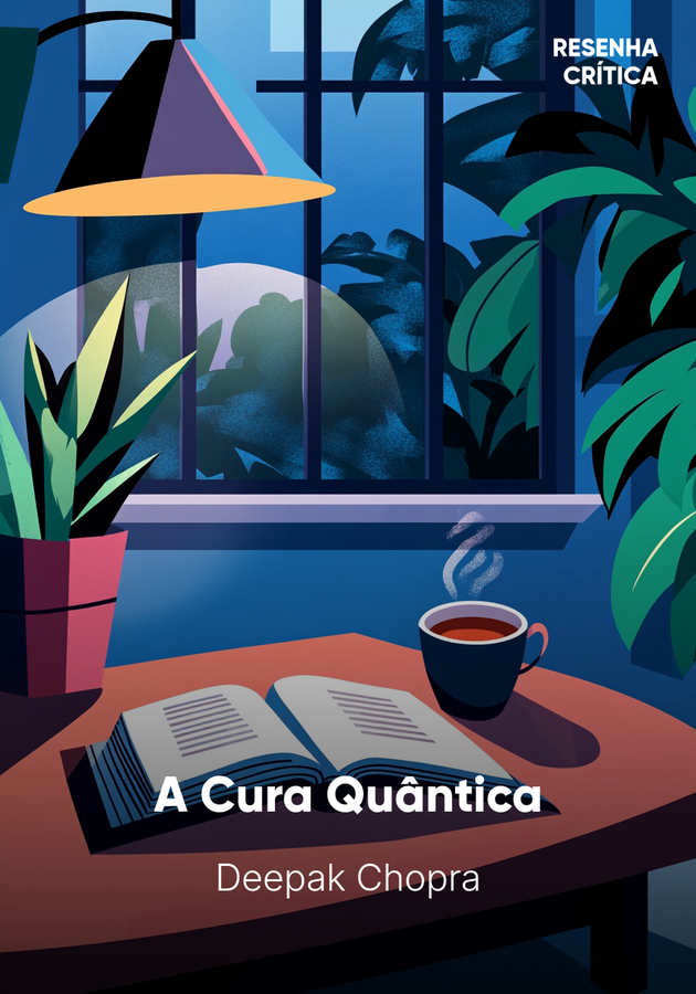 Capa do livro A Cura Quântica, de Deepak Chopra — resumo e resenha crítica no 12min