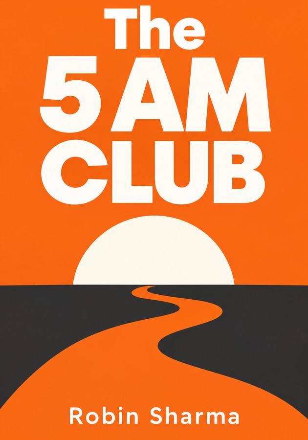 Book cover of The 5 AM Club by Robin Sharma — critical summary review on 12min