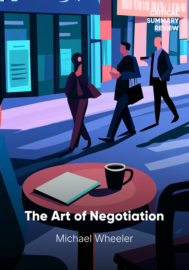 Book cover of The Art of Negotiation by Michael Wheeler — critical summary review on 12min