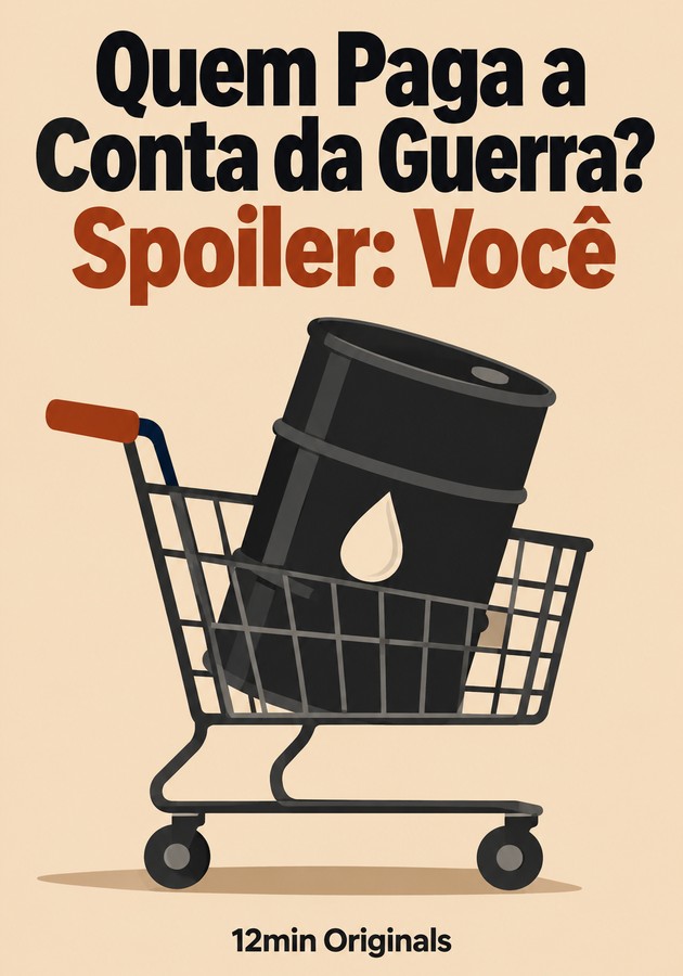 Capa do livro Quem Paga a Conta da Guerra? Spoiler: Você, de 12min Originals — resumo e resenha crítica no 12min