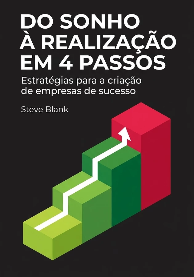 Capa do livro Do Sonho à Realização em 4 Passos, de Steve Blank — resumo e resenha crítica no 12min