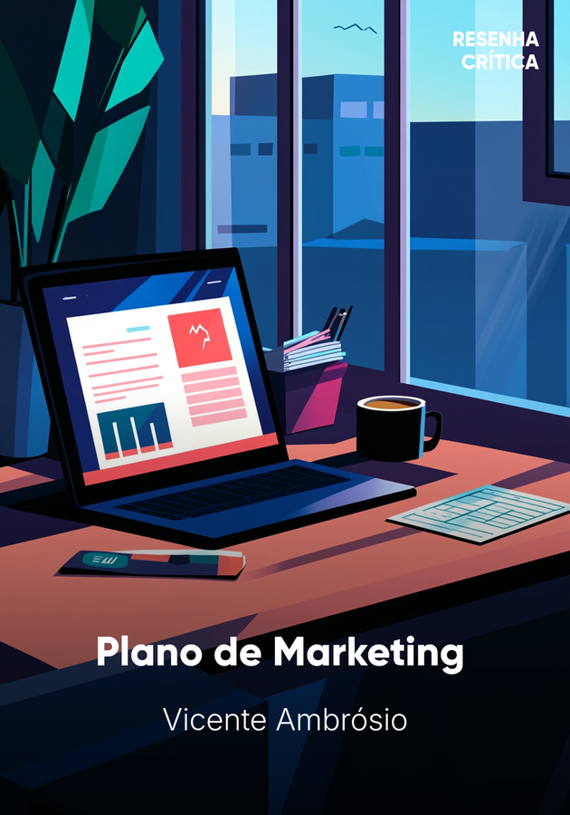 Capa do livro Plano de Marketing , de Vicente Ambrósio — resumo e resenha crítica no 12min