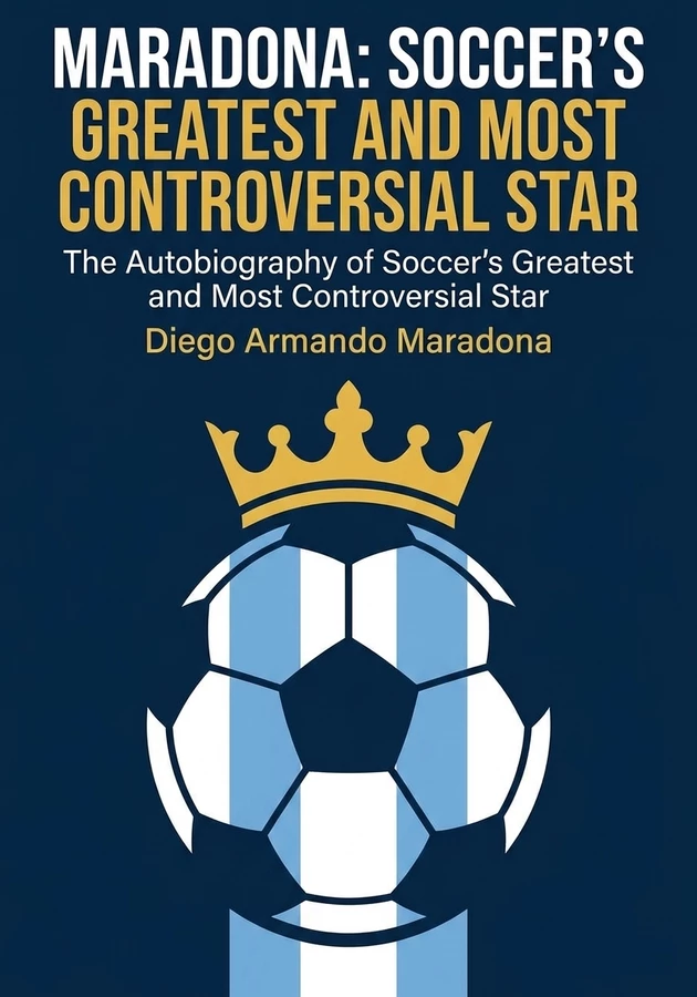 Capa do livro Maradona: soccer's greatest and most controversial star , de Diego Armando Maradona — resumo e resenha crítica no 12min