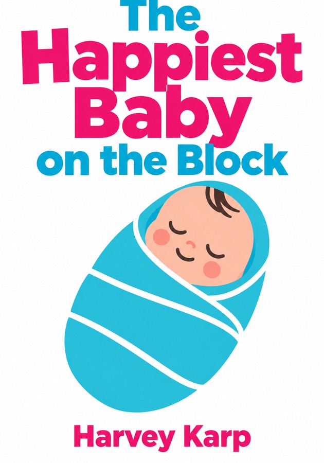 Book cover of The Happiest Baby on the Block by Harvey Karp — critical summary review on 12min