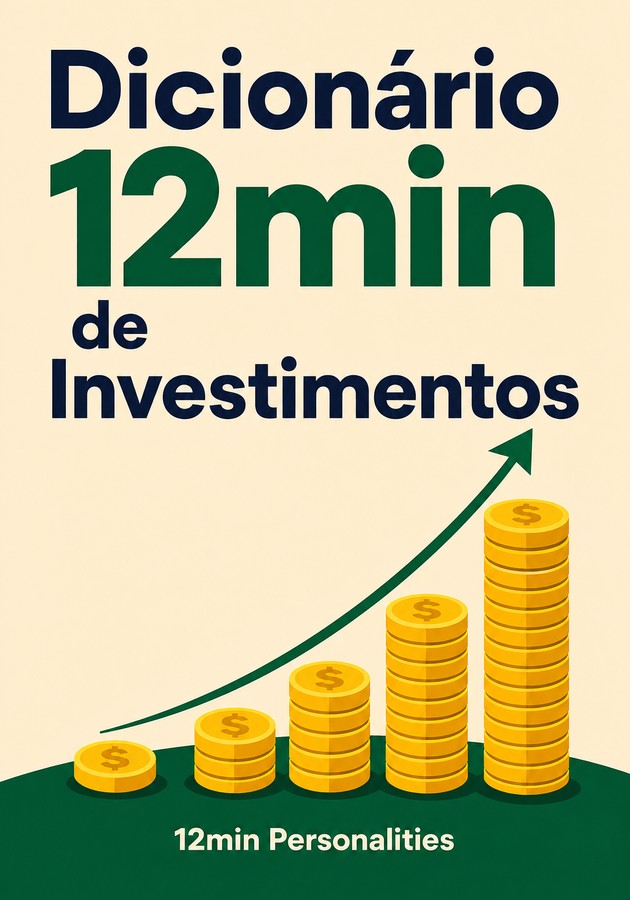 Capa do livro Dicionário 12min de Investimentos, de 12min Personalities — resumo e resenha crítica no 12min