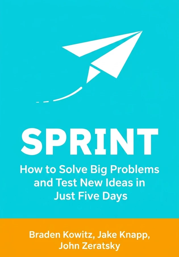 Portada del libro Sprint, de Jake Knapp — resumen crítico y reseña en 12min