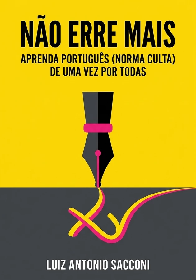 Capa do livro Não erre mais, de Luiz Antonio Sacconi — resumo e resenha crítica no 12min