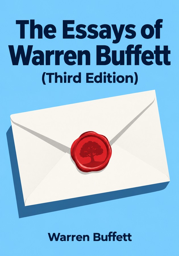 Book cover of The Essays of Warren Buffett (Third Edition) by Warren Buffett — critical summary review on 12min