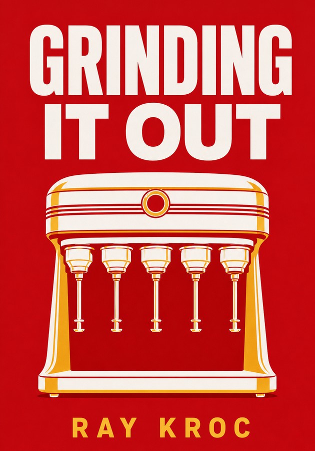 Capa do livro Grinding It Out, de Ray Kroc — resumo e resenha crítica no 12min