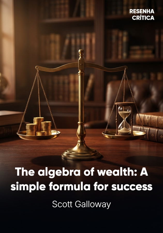 Book cover of The algebra of wealth by Scott Galloway — critical summary review on 12min
