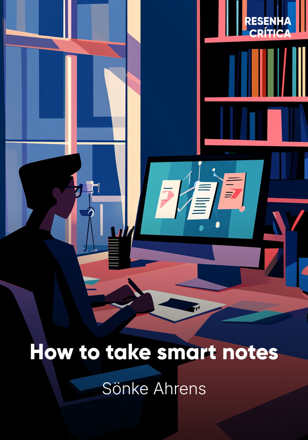 Capa do livro How to take smart notes, de Sönke Ahrens — resumo e resenha crítica no 12min