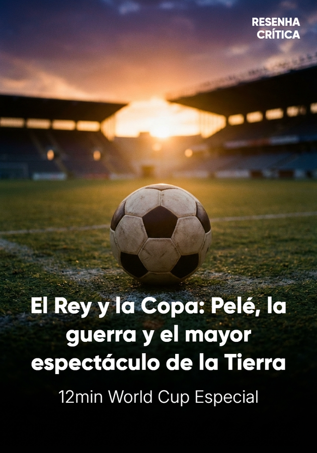 Portada del libro El Rey y la Copa: Pelé, la guerra y el mayor espectáculo de la Tierra, de 12min Originals — resumen crítico y reseña en 12min