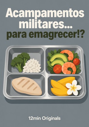 Capa do livro Acampamentos militares... para emagrecer!?, de 12min Originals — resumo e resenha crítica no 12min