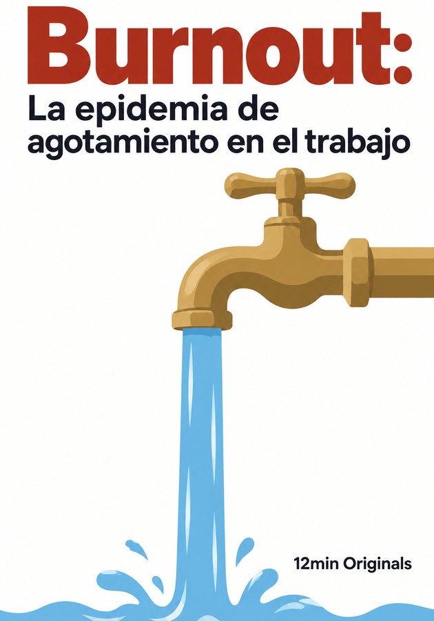 Portada del libro Burnout: La epidemia de agotamiento en el trabajo, de 12min Originals — resumen crítico y reseña en 12min