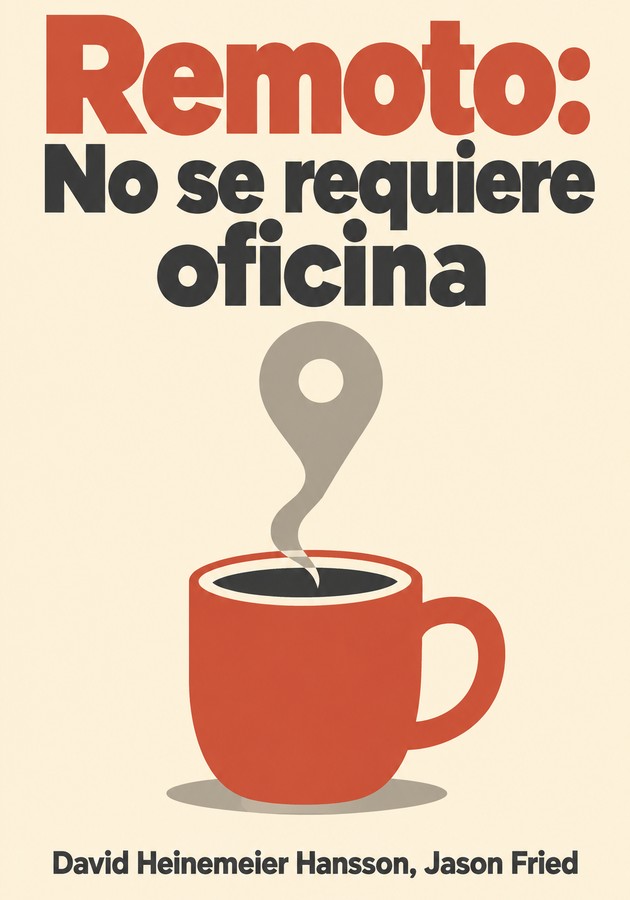 Portada del libro Remoto: No se requiere oficina, de David Heinemeier Hansson  & Jason Fried — resumen crítico y reseña en 12min