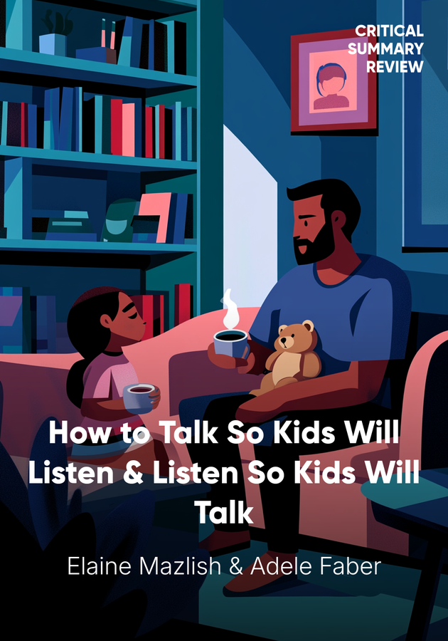Book cover of How to Talk So Kids Will Listen & Listen So Kids Will Talk by Adele Faber — critical summary review on 12min