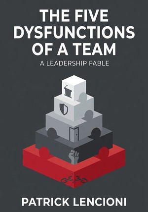 Book cover of The Five Dysfunctions of a Team by Patrick Lencioni — critical summary review on 12min