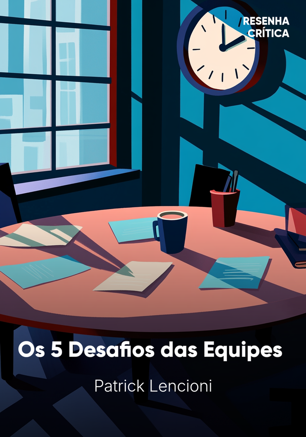 Capa do livro Os 5 Desafios das Equipes , de Patrick Lencioni — resumo e resenha crítica no 12min