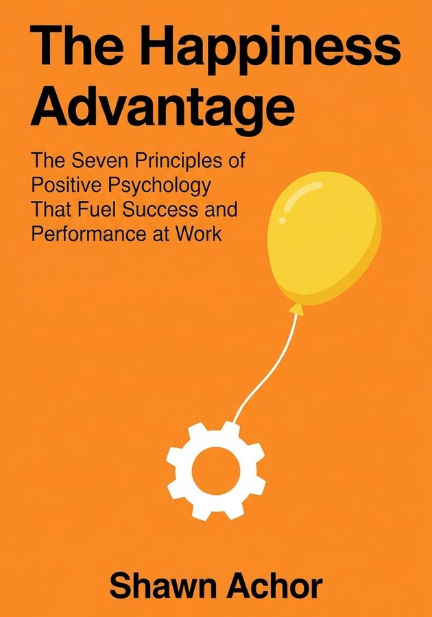 Book cover of The Happiness Advantage by  Shawn Achor  — critical summary review on 12min