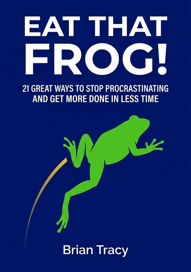 Book cover of  Eat That Frog! by Brian Tracy — critical summary review on 12min