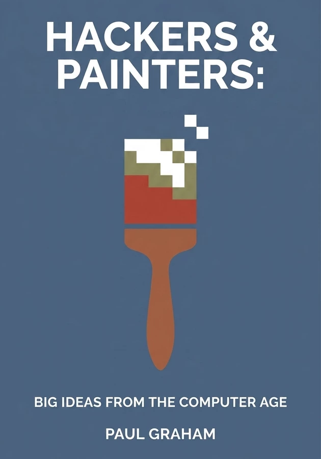 Book cover of Hackers & Painters: by Paul Graham — critical summary review on 12min