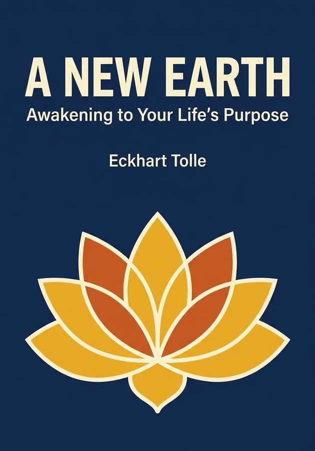 Book cover of A New Earth by Eckhart Tolle — critical summary review on 12min