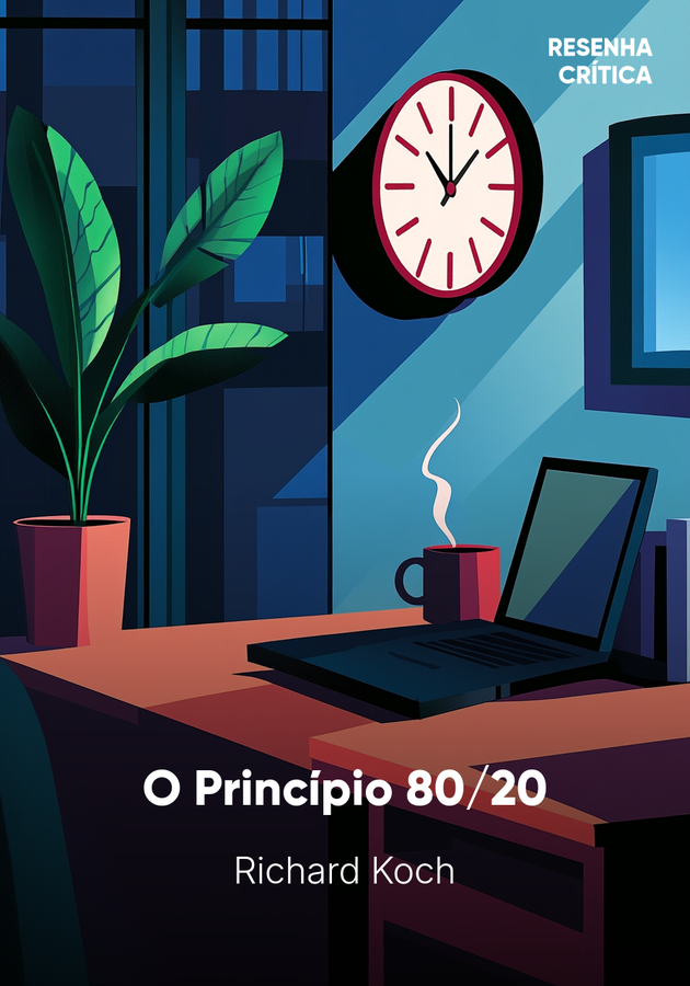 Capa do livro O Princípio 80/20, de Richard Koch — resumo e resenha crítica no 12min