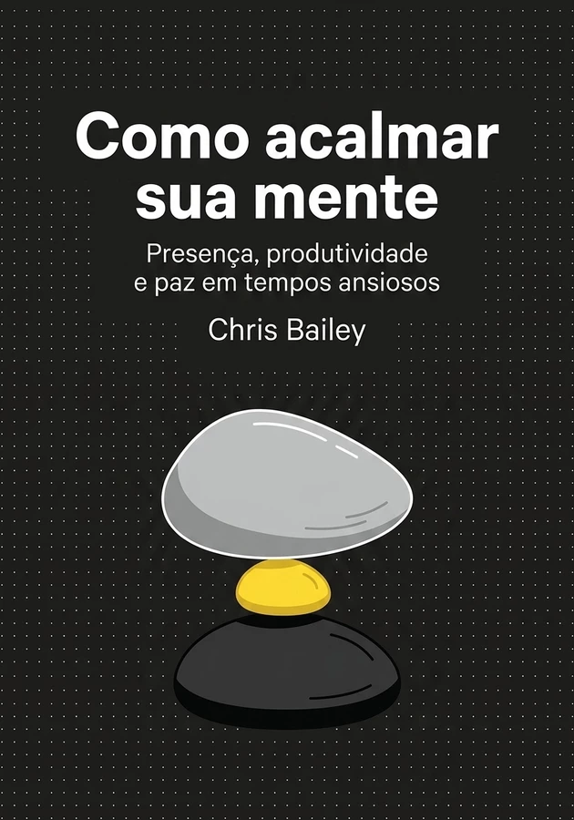 Capa do livro Como acalmar sua mente, de Chris Bailey — resumo e resenha crítica no 12min