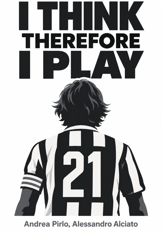 Portada del libro I Think Therefore I Play, de Alessandro Alciato & Andrea Pirlo — resumen crítico y reseña en 12min