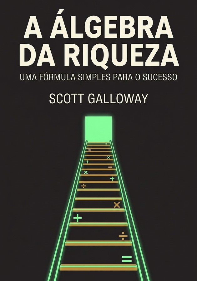 Capa do livro A álgebra da riqueza, de Scott Galloway — resumo e resenha crítica no 12min