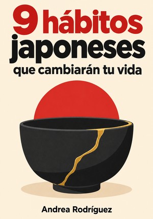 Portada del libro 9 hábitos japoneses que cambiarán tu vida, de  Andrea Rodríguez — resumen crítico y reseña en 12min