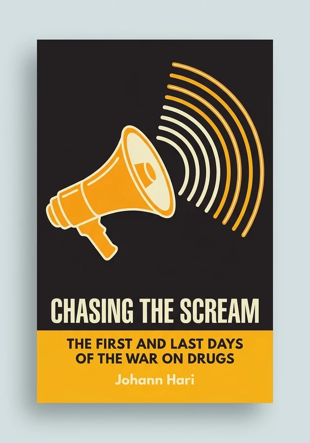 Book cover of Chasing the Scream by Johann Hari — critical summary review on 12min