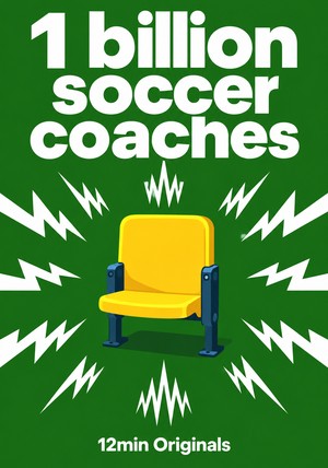 Book cover of 1 billion soccer coaches by 12min Originals — critical summary review on 12min