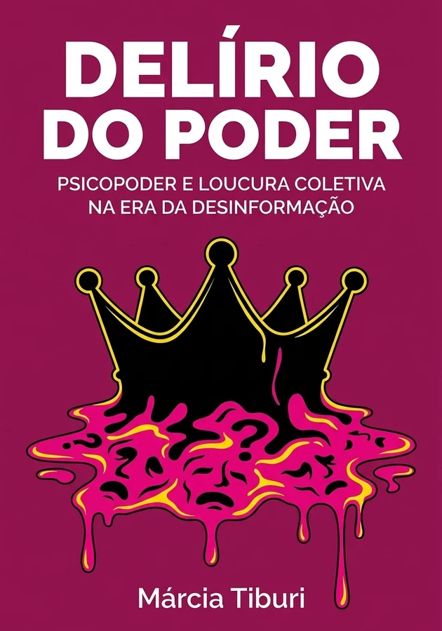Capa do livro Delírio do Poder, de Márcia Tiburi — resumo e resenha crítica no 12min