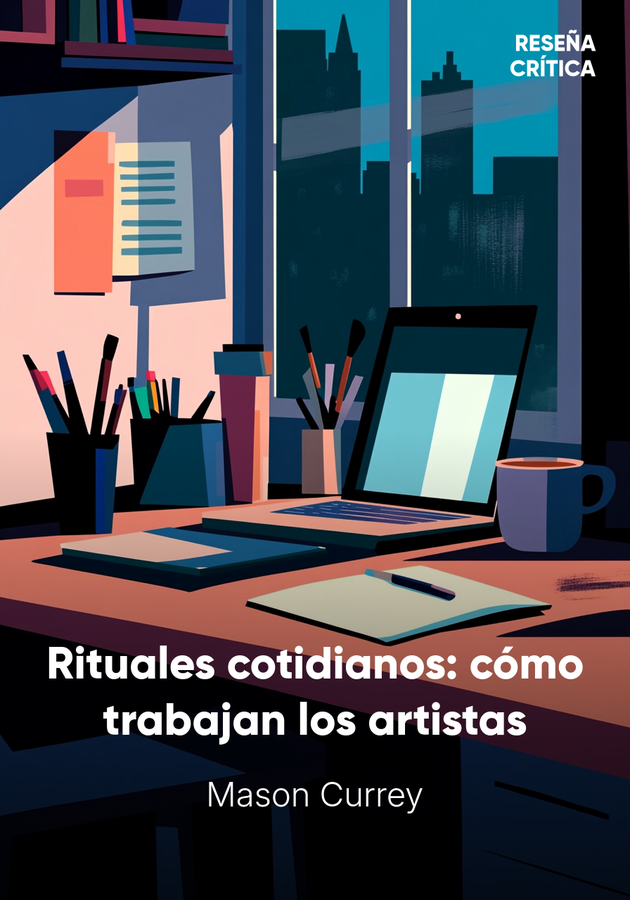 Portada del libro Rituales cotidianos: cómo trabajan los artistas, de Mason Currey — resumen crítico y reseña en 12min