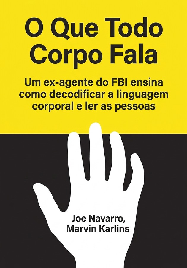 Capa do livro O Que Todo Corpo Fala, de Joe Navarro — resumo e resenha crítica no 12min