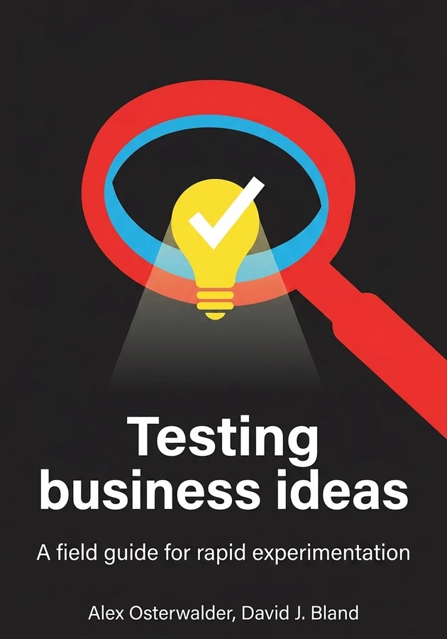 Capa do livro Testing business ideas, de Alex Osterwalder — resumo e resenha crítica no 12min