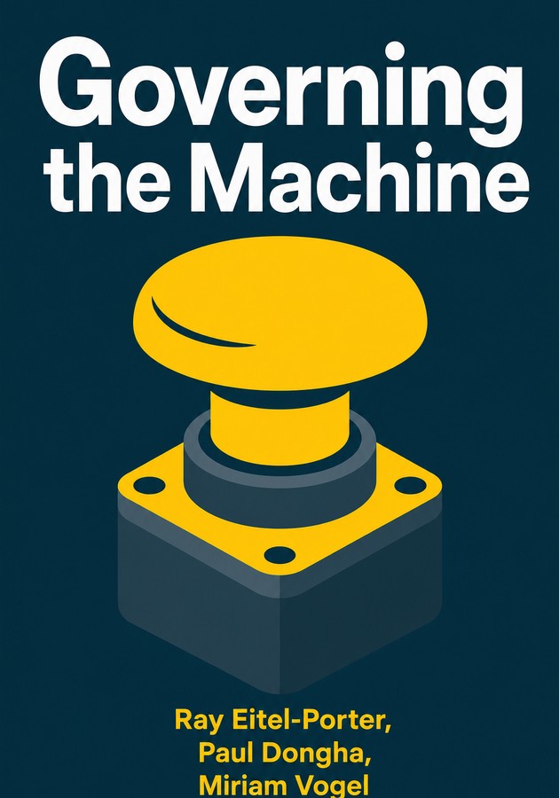 Capa do livro Governing the Machine, de Miriam Vogel — resumo e resenha crítica no 12min