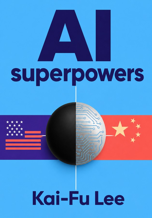 Capa do livro AI superpowers, de Kai-Fu Lee — resumo e resenha crítica no 12min
