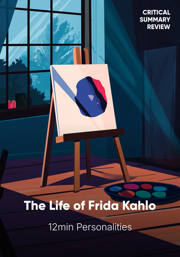 Book cover of The Life of Frida Kahlo by 12min Personalities — critical summary review on 12min