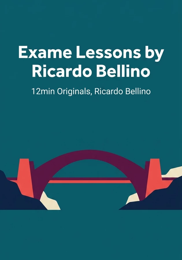 Capa do livro Exame Lessons by Ricardo Bellino, de 12min Originals & Ricardo Bellino — resumo e resenha crítica no 12min