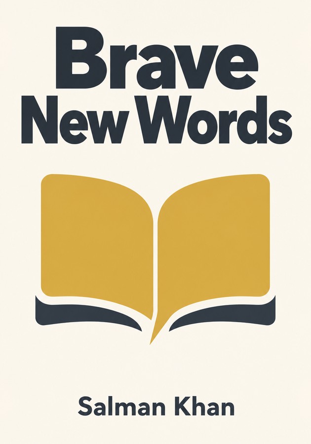 Book cover of Brave New Words by Salman Khan — critical summary review on 12min