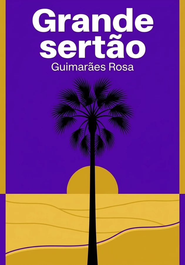 Capa do livro Grande sertão, de Guimarães Rosa — resumo e resenha crítica no 12min