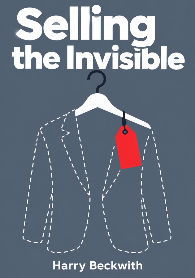 Book cover of Selling the Invisible by Harry Beckwith — critical summary review on 12min