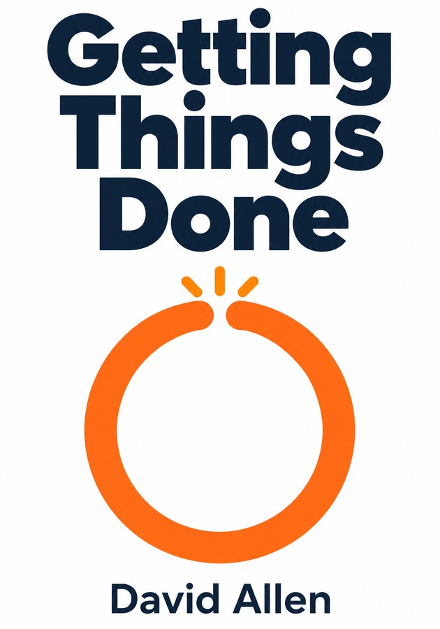 Book cover of Getting Things Done by David Allen — critical summary review on 12min