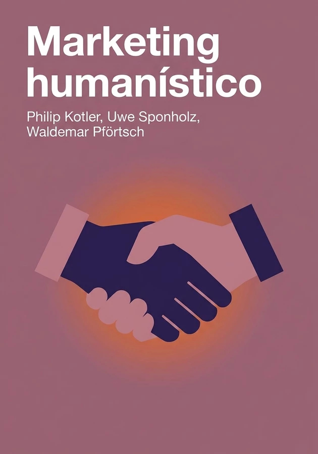 Portada del libro Marketing humanístico, de Waldemar Pförtsch & Uwe Sponholz & Philip Kotler — resumen crítico y reseña en 12min