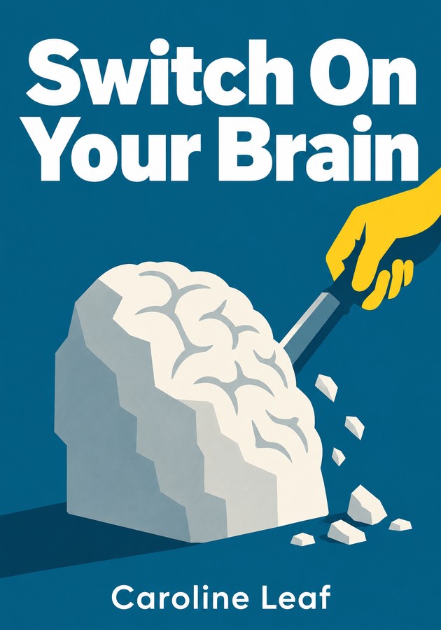 Book cover of Switch On Your Brain by Caroline Leaf — critical summary review on 12min