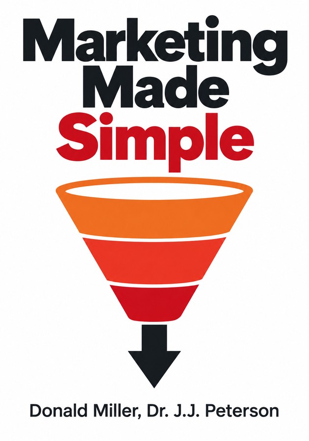 Book cover of Marketing Made Simple by Donald Miller — critical summary review on 12min